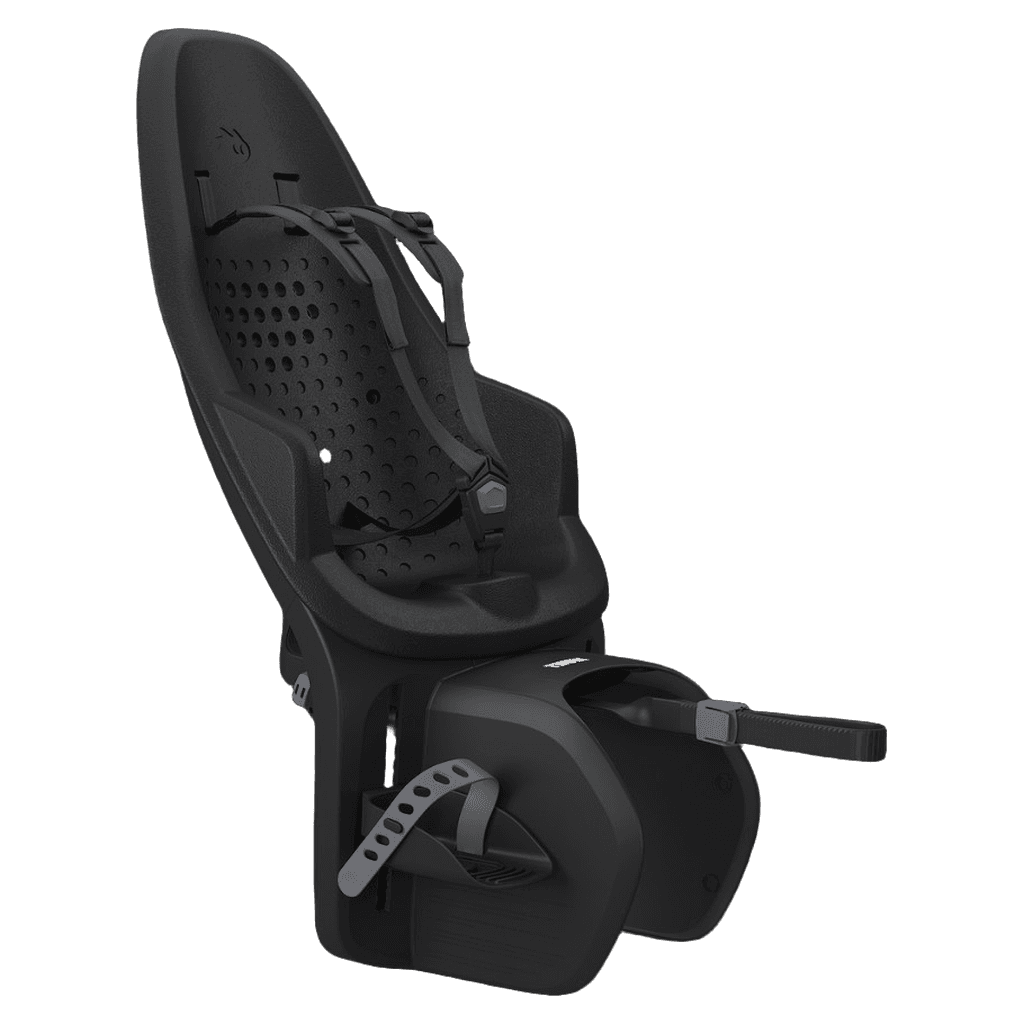 Thule Yepp 2 Maxi rack-mount child bike seat in Midnight black